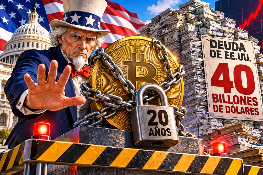 Os EUA bloquearão o Bitcoin por 20 anos em meio a uma dívida de mais de US$ 40 trilhões?