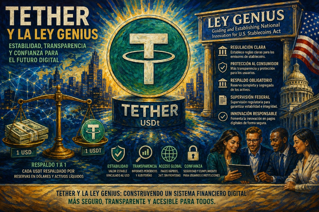 Tether e a Lei GENIUS: como a nova lei dos EUA mudará o futuro do USDT e de todo o mercado de stablecoins