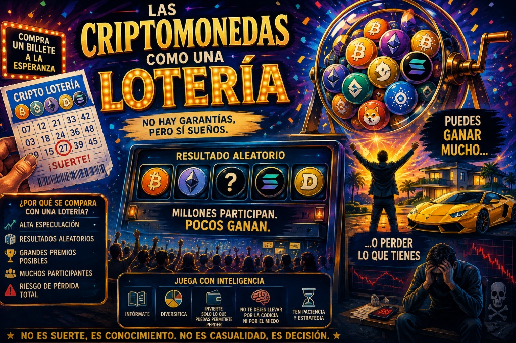 Criptomoedas como uma loteria: dois em cada dez